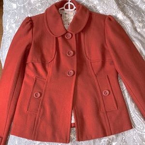 Vintage-look short wool peacoat by Tulle